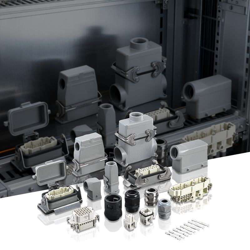 Heavy duty & lighting connector