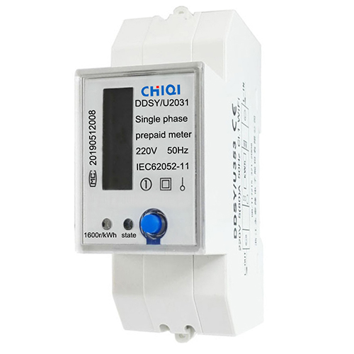 Din rail prepaid meter